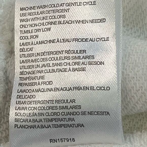 H Halston Cream Elastic Drawstring Waist Relaxed Fit Joggers NWT Sz M - Picture 6 of 6